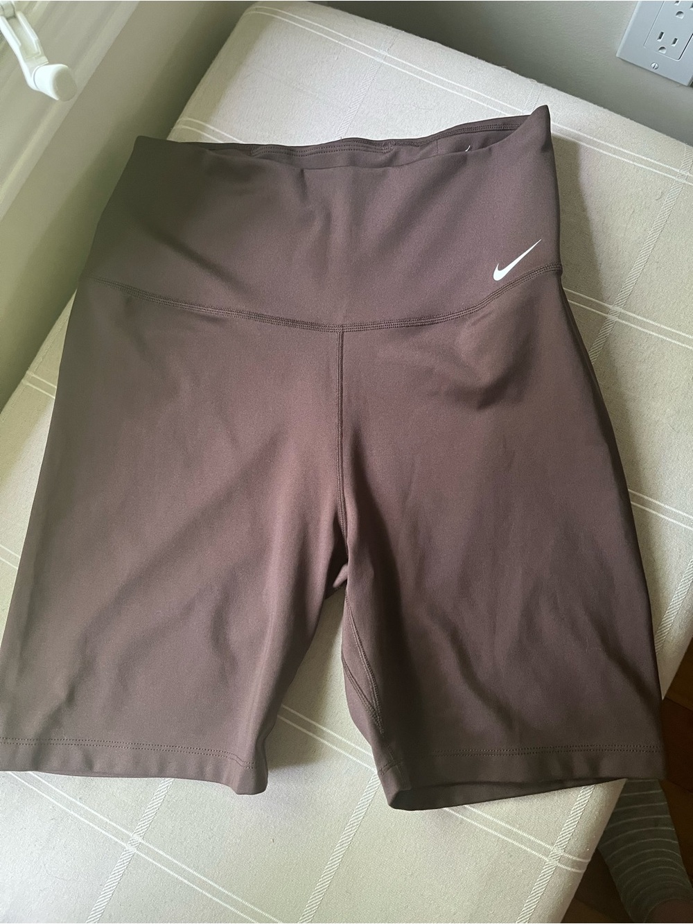 Nike Women's High-Rise Bike Shorts — Brown
